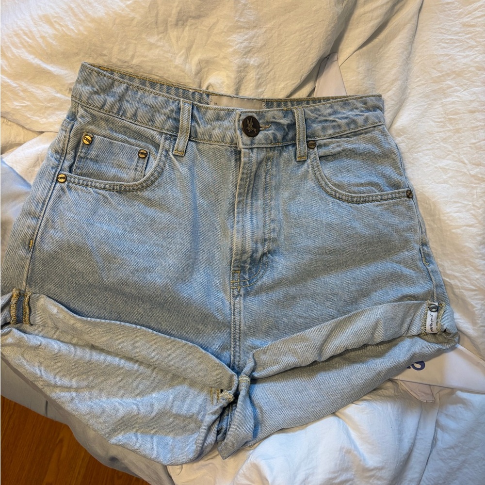 One Teaspoon Light Blue Jean Shorts